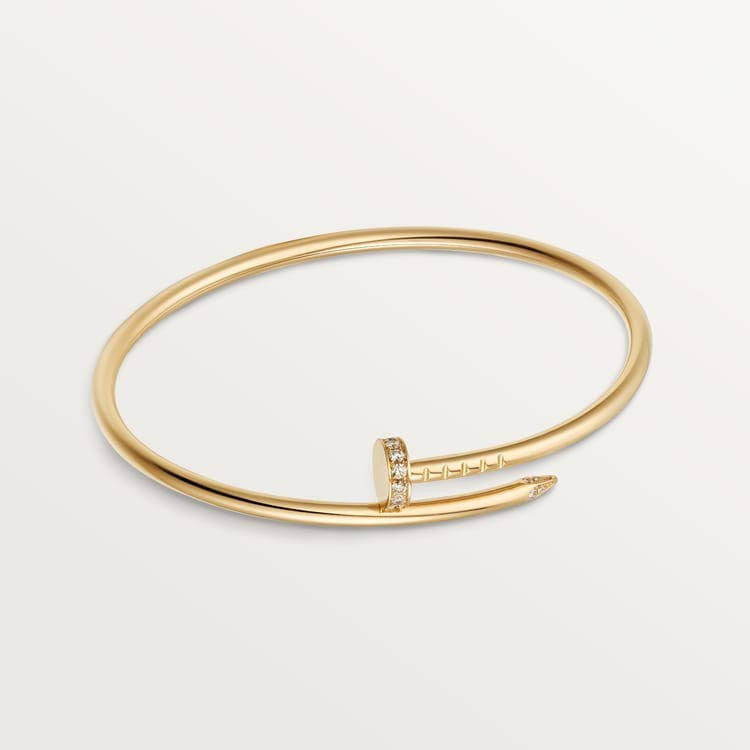 BRACELET CARTIER JUSTE UN CLOU PETIT MODÉLE DIAMANTS GOLD